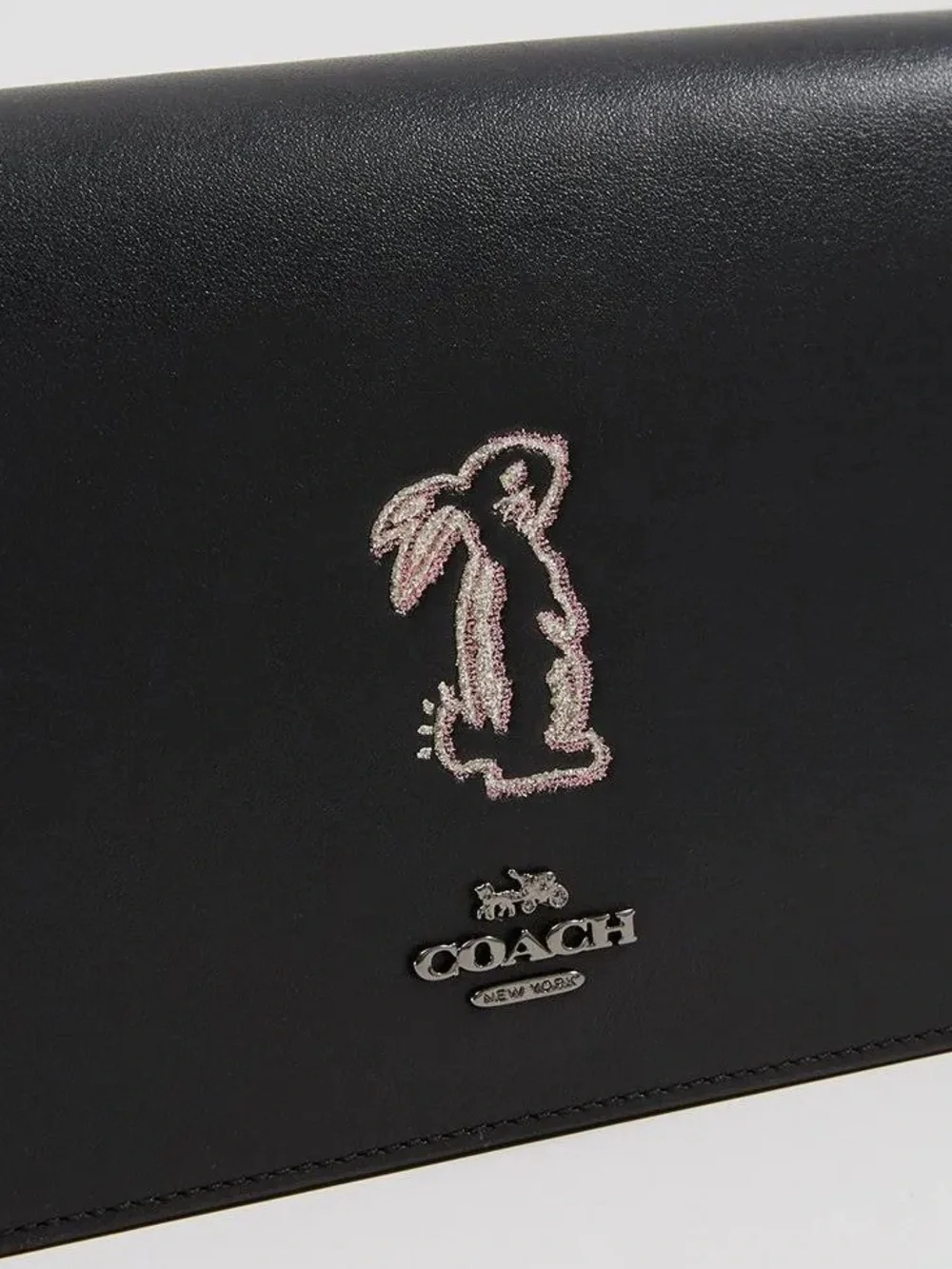 COACH x SELENA GOMEZ Limited Edition Hayden Bunny Foldover Crossbody Clutch